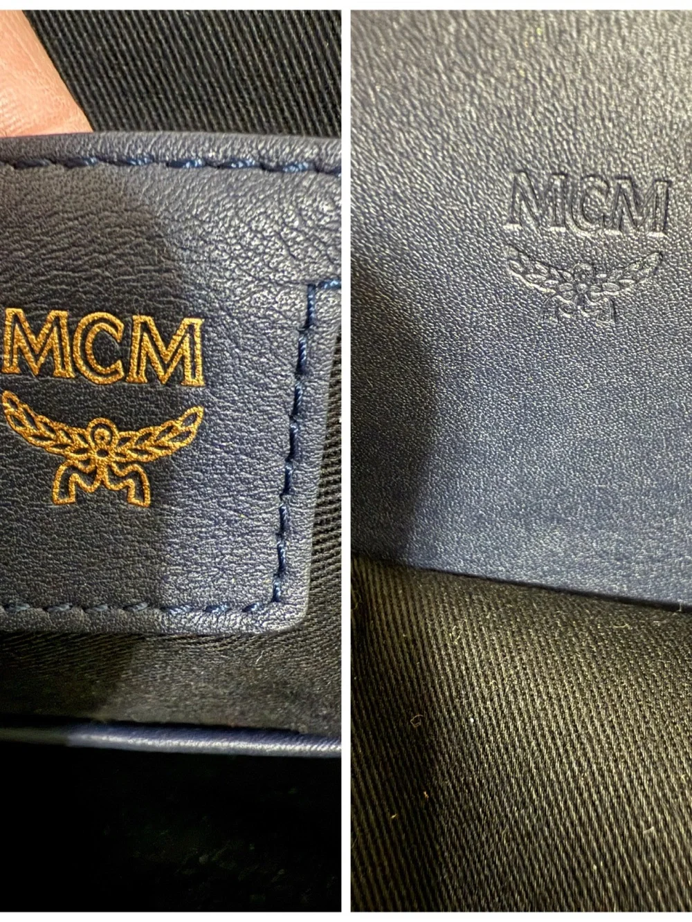 MCM Black Leather Backpack Limited Edition